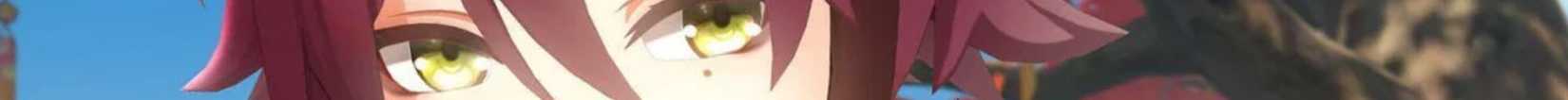 an image of heizou's eyes in genshin impact