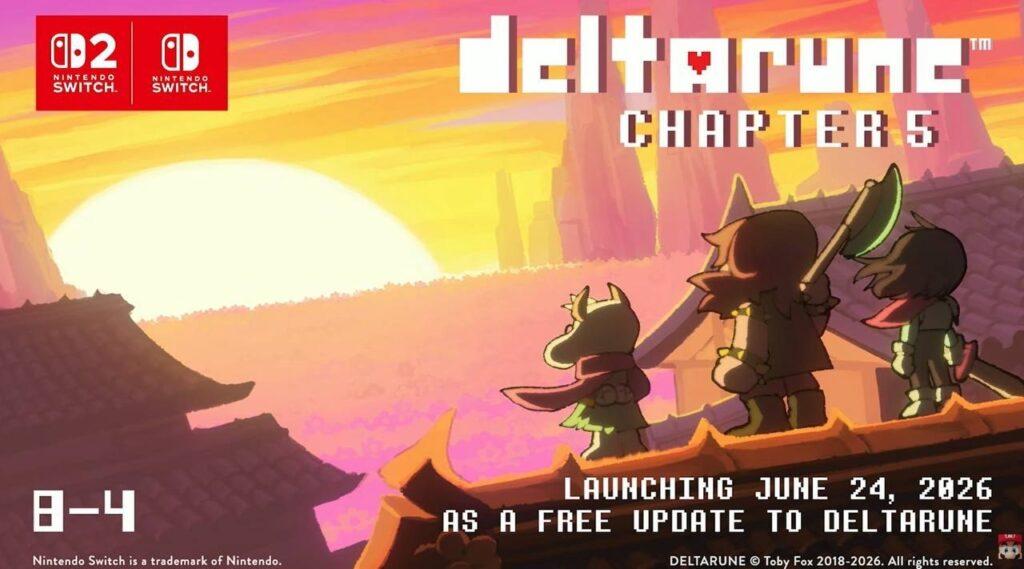 Пятая глава Deltarune выйдет 24 июня