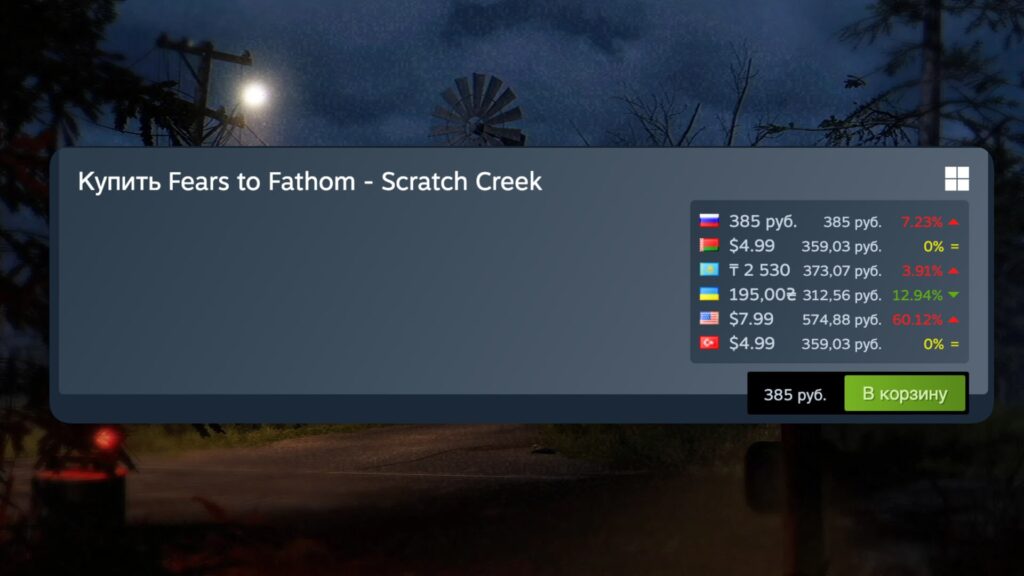 Fears to Fathom — Scratch Creek вышел в Steam