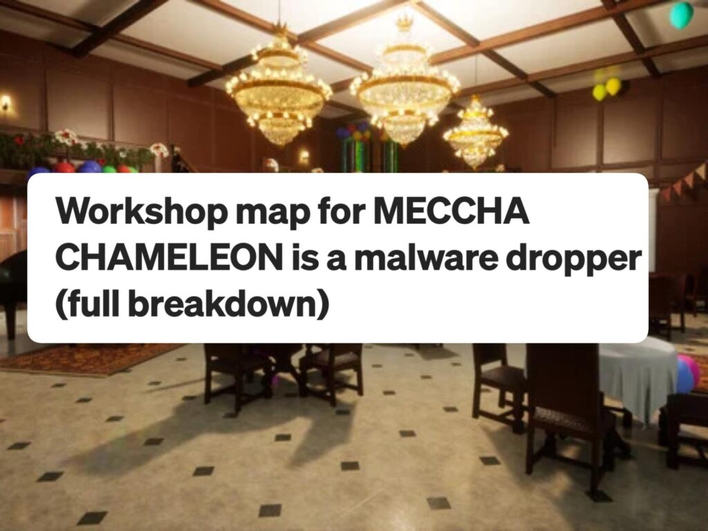 Вредоносный код нашли в пользовательской карте для MECCHA CHAMELEON При загрузке карты незаметно для