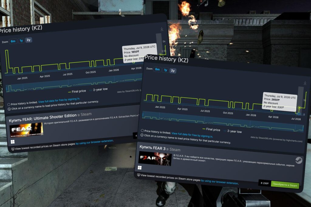 Игры серии F.E.A.R. подорожали в Steam
